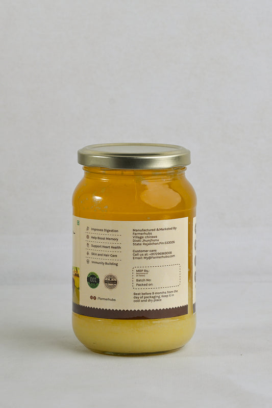 Desi A2 Cow Bilona Ghee 500ml
